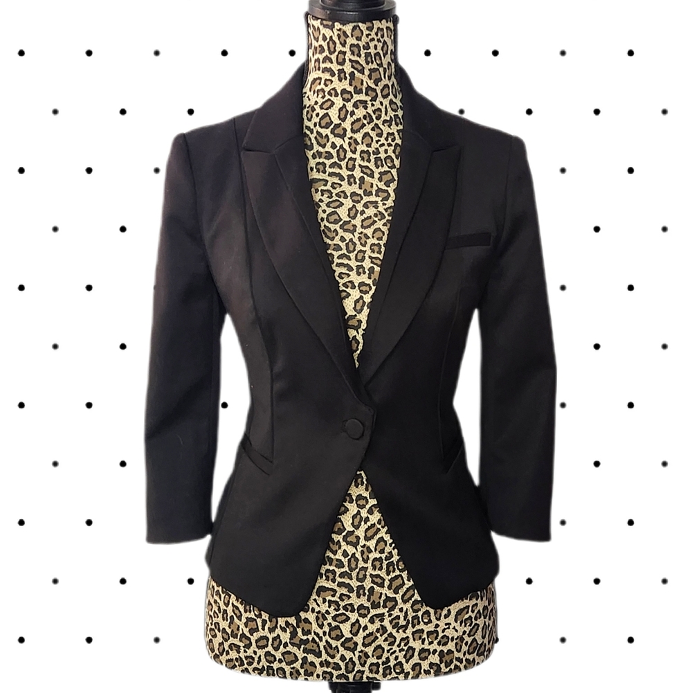 White House/Black Market Tuxedo Blazer (6)